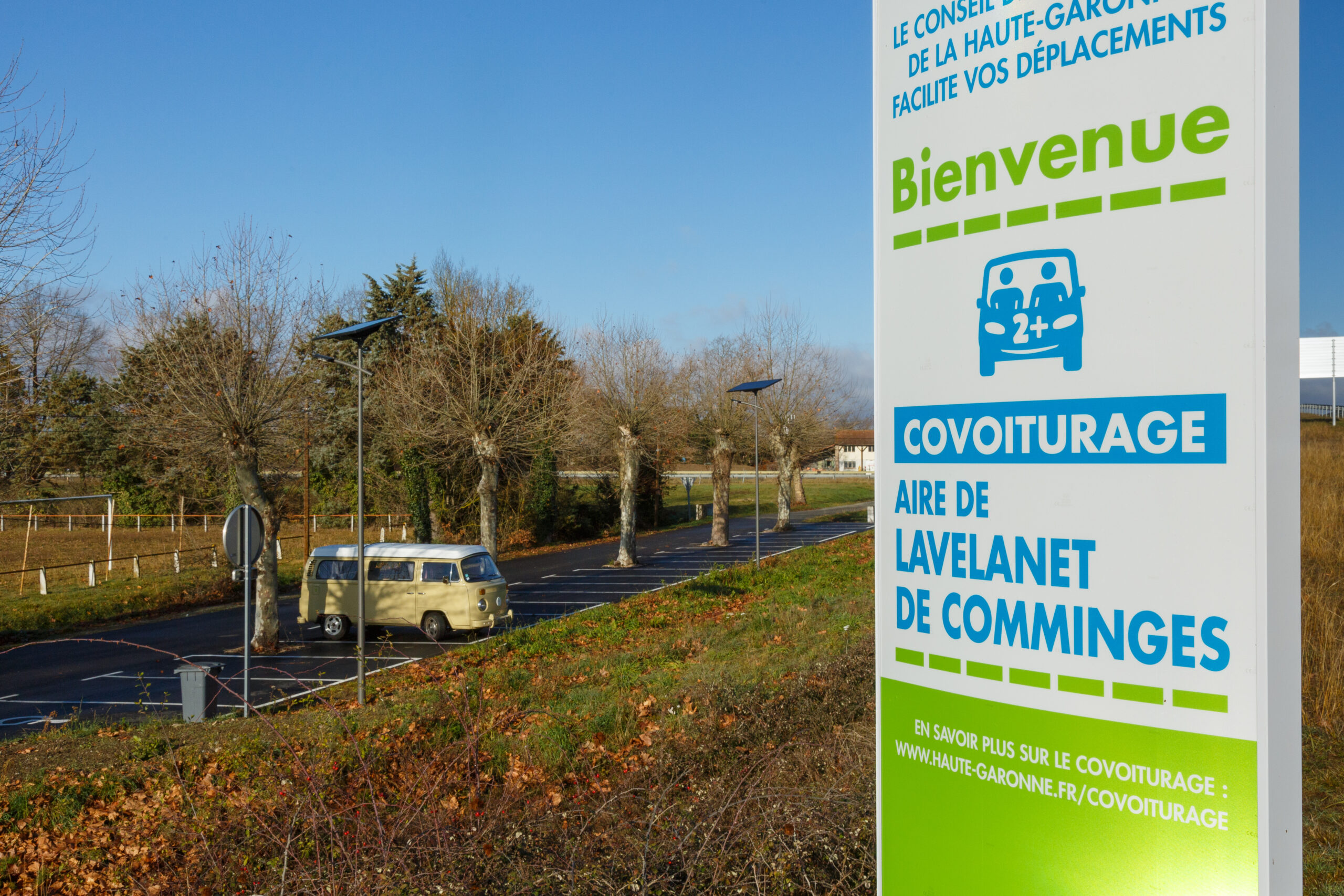 3 nouvelles aires de covoiturages aménagées par le Conseil départemental de la Haute-Garonne