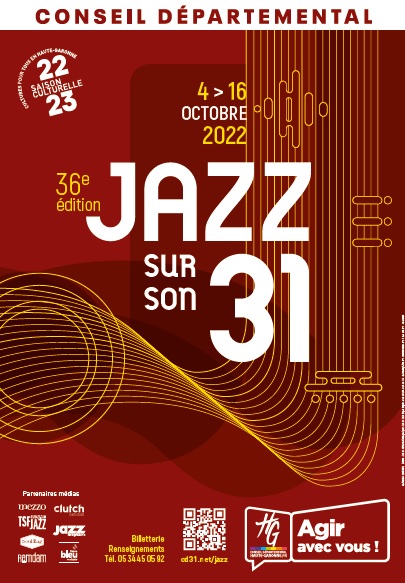 CONFÉRENCE DE PRESSE – Présentation de la 36ème édition du festival “Jazz sur son 31” – Vendredi 23 septembre à 10h à La galerie 3.1 – Toulouse