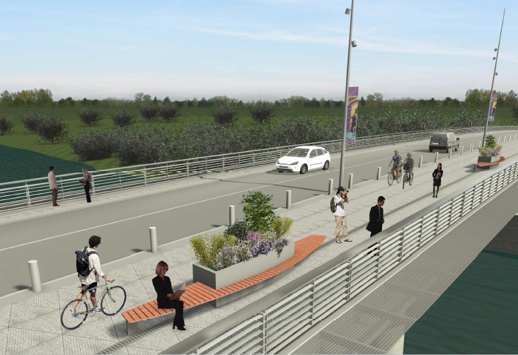 Présentation du projet de reconstruction du pont de Mirepoix-sur-Tarn et des aménagements autour du nouvel ouvrage