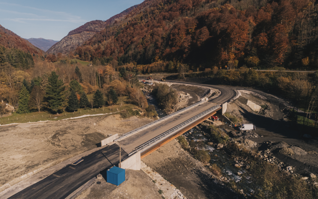 Dernières phases de travaux de la nouvelle route d’accès à la station de Luchon-Superbagnères
