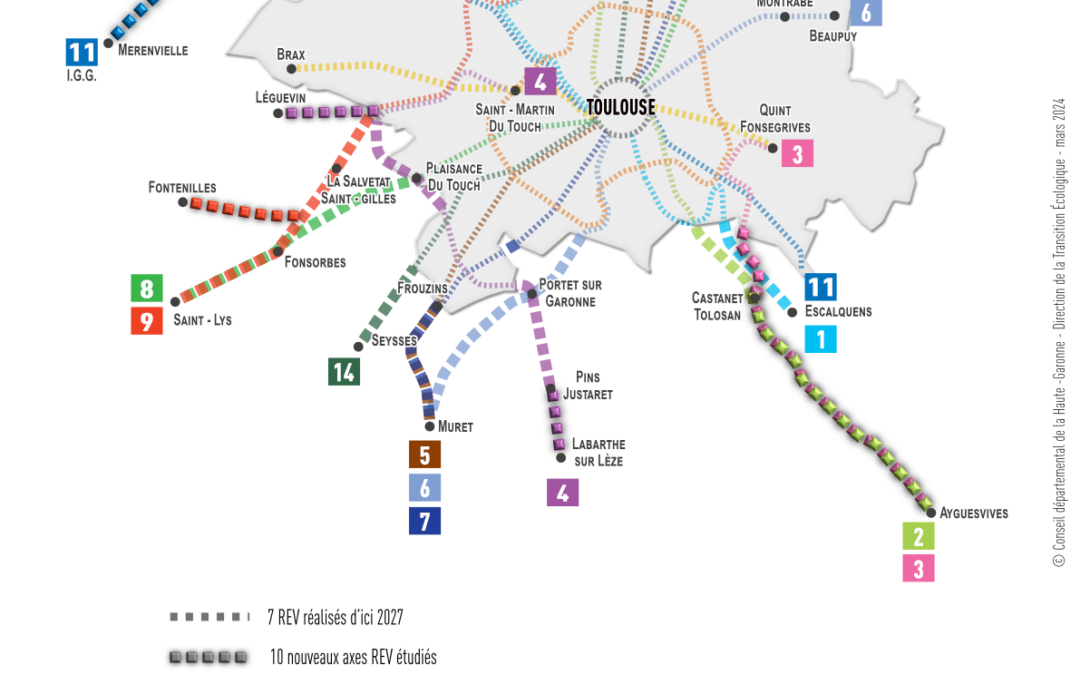 Le Département lance les travaux d’aménagement du Réseau Express Vélo 11