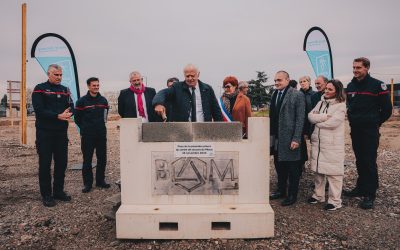 Pose de la première pierre du nouveau Centre d’incendie et de secours (CIS) de Pibrac