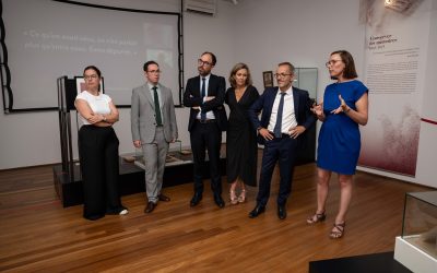 Sébastien Vincini a inauguré l’exposition « Quand la Mémoire rencontre l’Histoire, 50 ans de collections »  au Musée départemental de la Résistance & de la Déportation