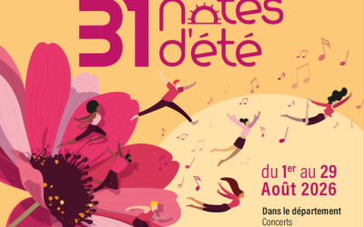 Le retour du festival 31 Notes d&rsquo;été pour sa 28e édition – Près de 200 événements gratuits dans toute la Haute-Garonne – Du 1er au 29 août