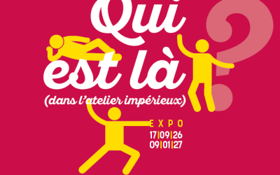 Vernissage de l’exposition « Qui est là ? (dans l’atelier impérieux) » – Avec les artistes Double je (Marie-Hélène Carcanague, Marie Carnévalé), Mickaël Duval, Alizée Kieny et Olga Simón – Jeudi 24 septembre à 19h – La galerie 3.1